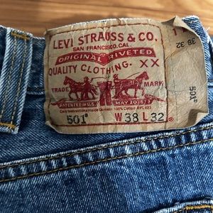 levi 501 denim jeans